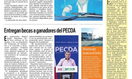 Portada RCG Centro [15 de julio de 2023] Invierten 4.5 mdp en obra de pavimentación; Acuñenses asisten a brigada del Registro Civil  y más…