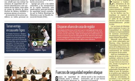 Portada RCG Centro [26 de julio de 2023] Denuncian daños a instalaciones sindicales; bloquean obreros principales accesos de AHMSA y más…