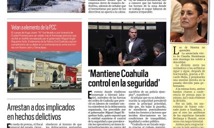Portada RCG Centro [28 de julio de 2023] Apaga AHMSA la coquizadora; empresa china desiste de instalarse en Monclova y más…