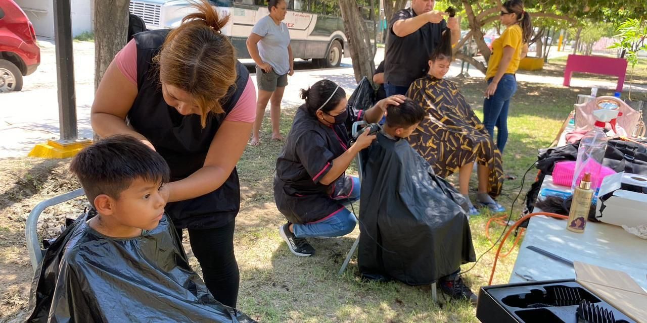 Llevan brigada “Torreón Siempre Contigo” a la colonia Las Luisas