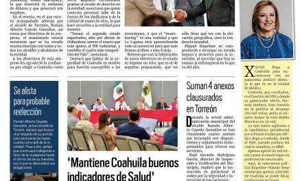 Portada RCG Laguna [11 de julio de 2023] Anuncia MARS llegada de Shandong Weida Machinery; celebran a los abogados y más…