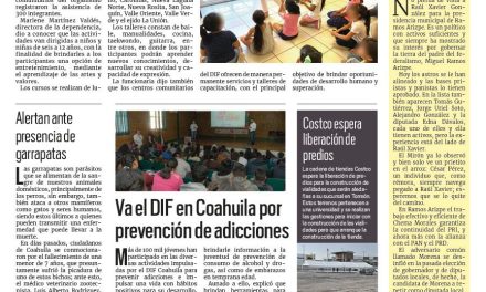 Portada RCG Lagunera [17 de julio de 2023] Un éxito Cursos de Verano del DIF Torreón; suman acciones distribuidoras de motocicletas ante incidentes y más…