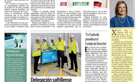 Portada RCG Media [11 de julio de 2023] Anuncia MARS llegada de Shandong Weida Machinery; delegación saltillense visita Aguas de Barcelona y más…