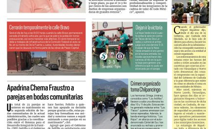 Portada RCG Media [29 de julio de 2023] Llega a Coahuila el Congreso Nacional de la Industria de Reuniones; Cancelan más concesiones de transporte público y más…