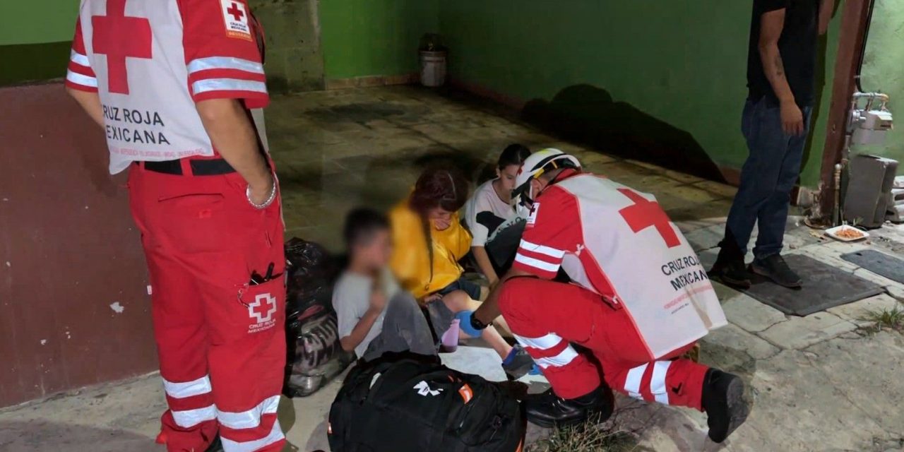 Agrede a familia tras huir de choque  en Saltillo