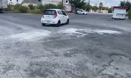 Saltillo: Intransitable el bulevar Cedros de la colonia Nuevo Mirasierra