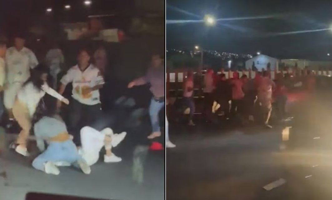 Videos: Se arma batalla campal en la carretera México-Puebla