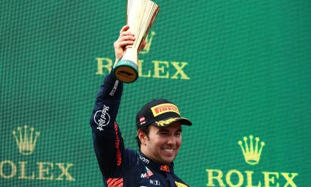 Checo Pérez termina en tercer lugar en el GP de Austria