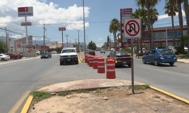 Optan por cerrar retorno en Musa de León al norte de Saltillo