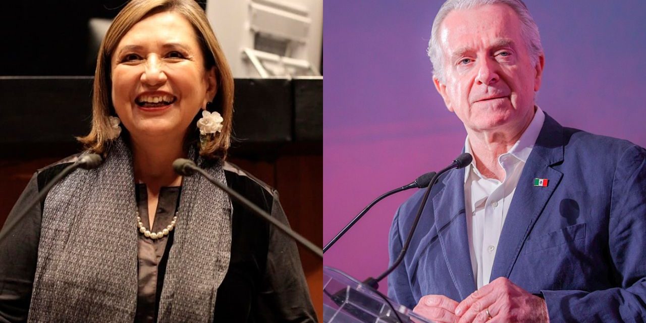 Xóchitl Gálvez y Santiago Creel se registran para contender a la candidatura presidencial