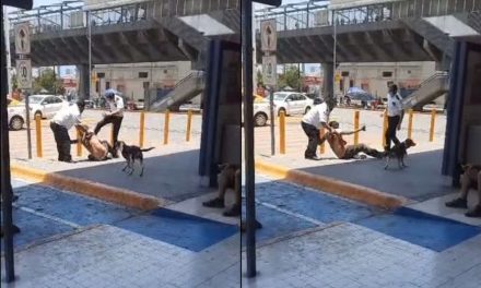 Video: Guardias de seguridad golpean brutalmente a un hombre afuera de Soriana en Monterrey