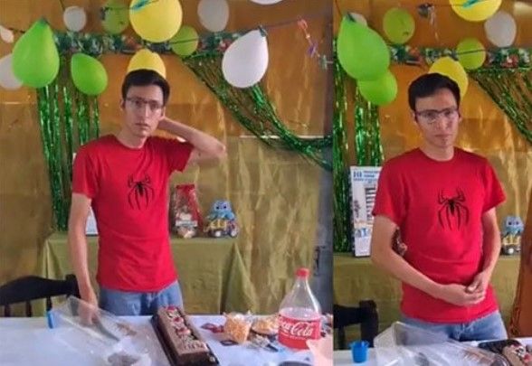 Video: Hombre le organiza una fiesta a su hijo por su cumpleaños… no se lo prestan