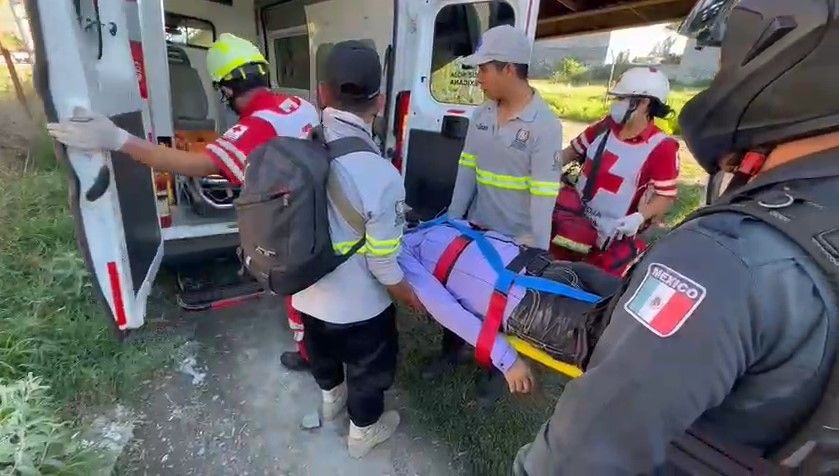 Hombre se infarta y cae al suelo en Saltillo