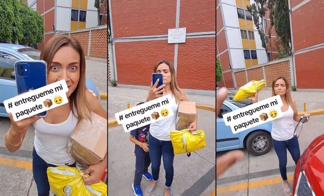 Video: ‘Entrégueme mi paquete’; mujer agrede a repartidor de Mercado Libre