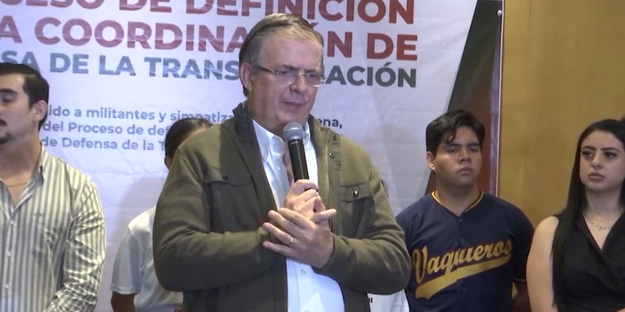 Marcelo Ebrard da mensaje en Torreón y pide respetar los procesos es la base de la unidad