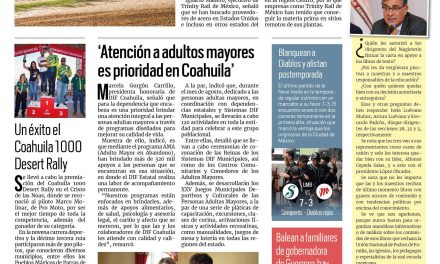 Portada RCG Centro [7 de agosto de 2023] Importan acero por crisis de AHMSA; adeuda AHMSA casi 500 mdp de agua y más…