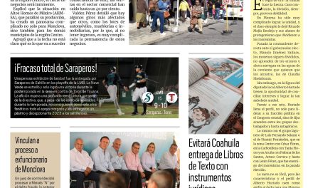 Portada RCG Centro [15 de agosto de 2023] Crisis de AHMSA pone en riesgo a negocios; falta de naves industriales dificulta llegada de empresas y más…