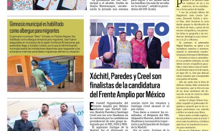 Portada RCG Fronteriza [16 de agosto de 2023] Recolecta DIF útiles escolares; alistan Festival Mitote Folklórico y más…