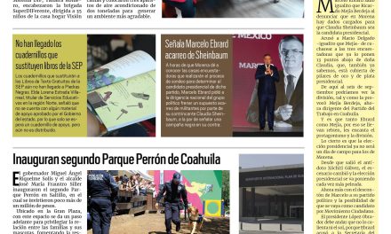 Portada RCG Fronteriza [17 de agosto de 2023] Atienden necesidades en casa hogar Visión de Amor; integran el Consejo Municipal de la Juventud y más…