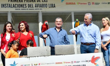 Coloca Riquelme primera piedra del ‘Aviario Lira’