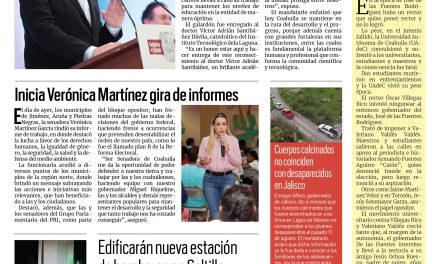Portada RCG Media [23 de agosto de 2023] Crecen en Coahuila los indicadores educativos; da inicio Verónica Martínez gira de informes y más…
