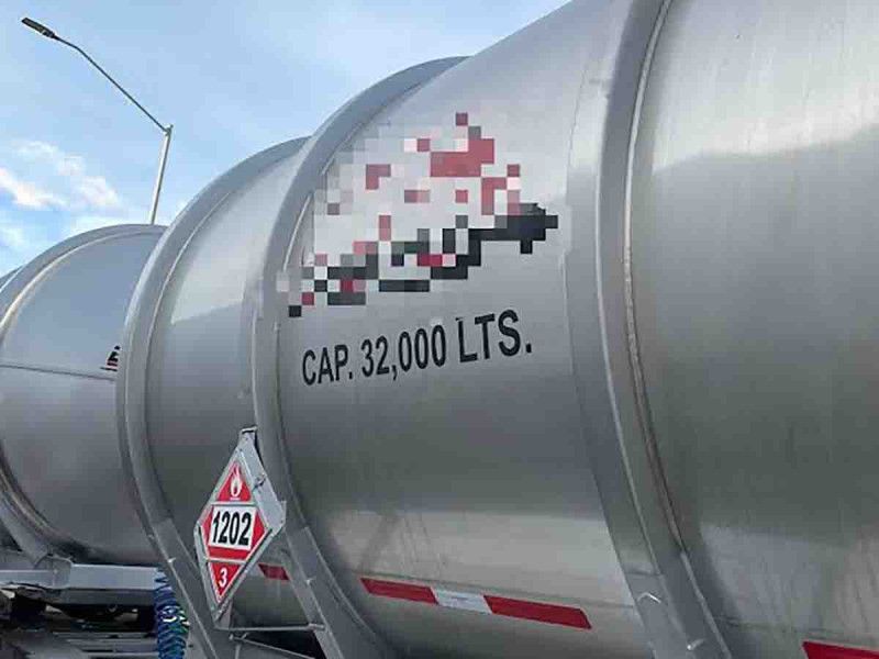 FGR asegura tractocamión con 64 mil Litros de hidrocarburo y detiene a un Individuo en Nuevo León