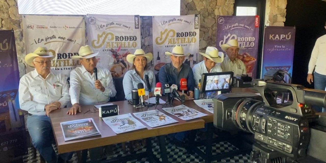 Presentan actividades del Festival del Rodeo Saltillo
