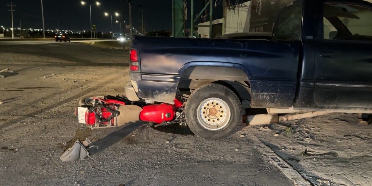 Saltillo: Casco salva a repartidor de fatal accidente