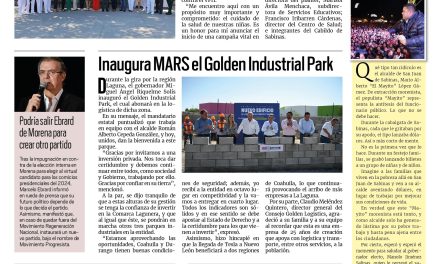 Portada RCG Carbonífera [12 de septiembre de 2023] Respalda Diana Haro vacunación contra el VPH; dan visto bueno a reglamento de ecología y más…