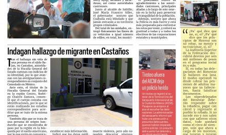Portada RCG Centro [13 de septiembre de 2023] Entrega MARS 60 patrullas a fuerzas estatales y municipales; declaran culpables a homicidas de “Rocky” y más…