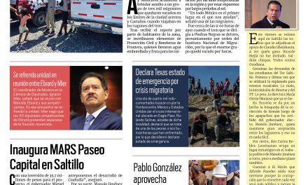 Portada RCG Centro [21 de septiembre de 2023] Brindan auxilio a migrantes varados; buscan recaudar fondos para tratamientos de cáncer de mama y más…