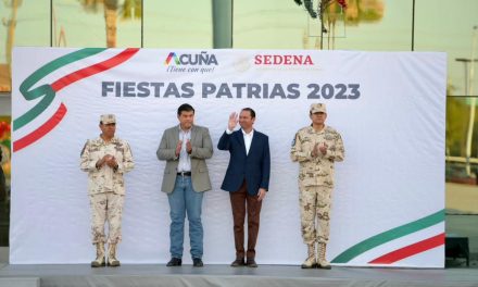 Dan inicio a las fiestas patrias en Acuña