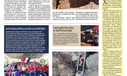 Portada RCG Lagunera [4 de septiembre de 2023] Rehabilitan drenaje sanitario; DIF Torreón imparte curso ‘Pérdidas y duelo’ y más…