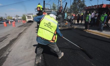 Agradecen vecinos repavimentación de bulevar Guerrero en Saltillo