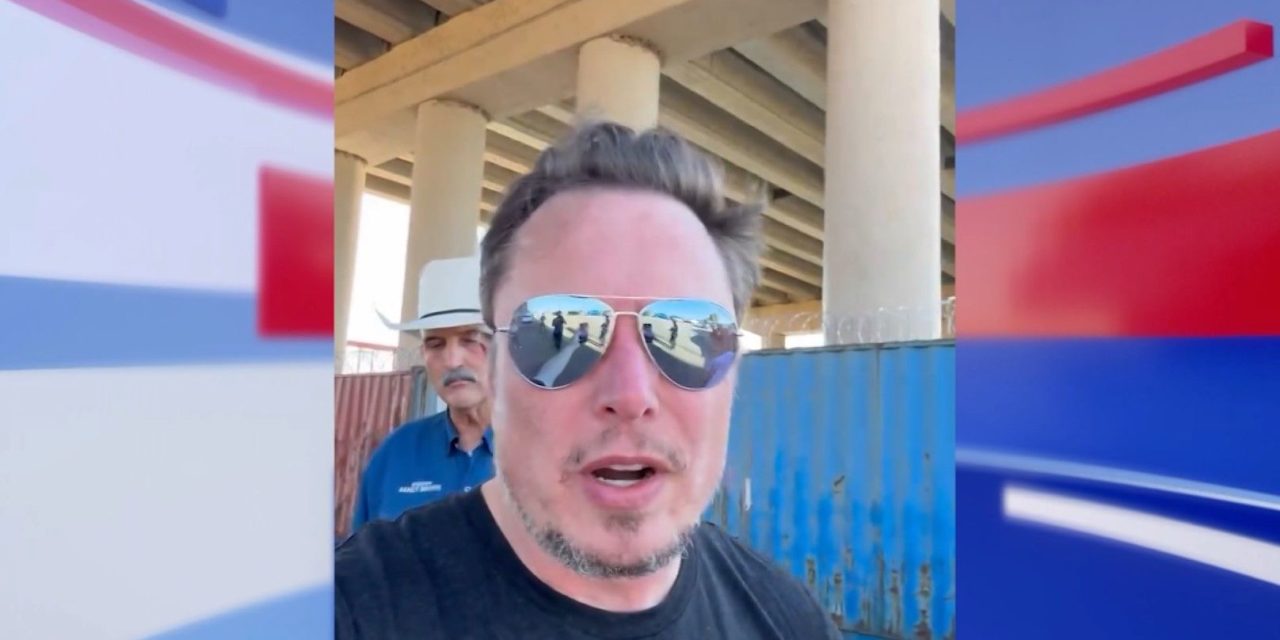 Elon Musk  visita  frontera entre Eagle Pass y Piedras Negras