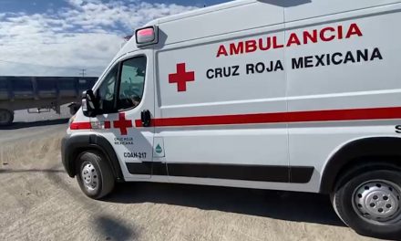 Trabajador al interior de Zincamex perdió pisada y cayó de una altura de tres metros