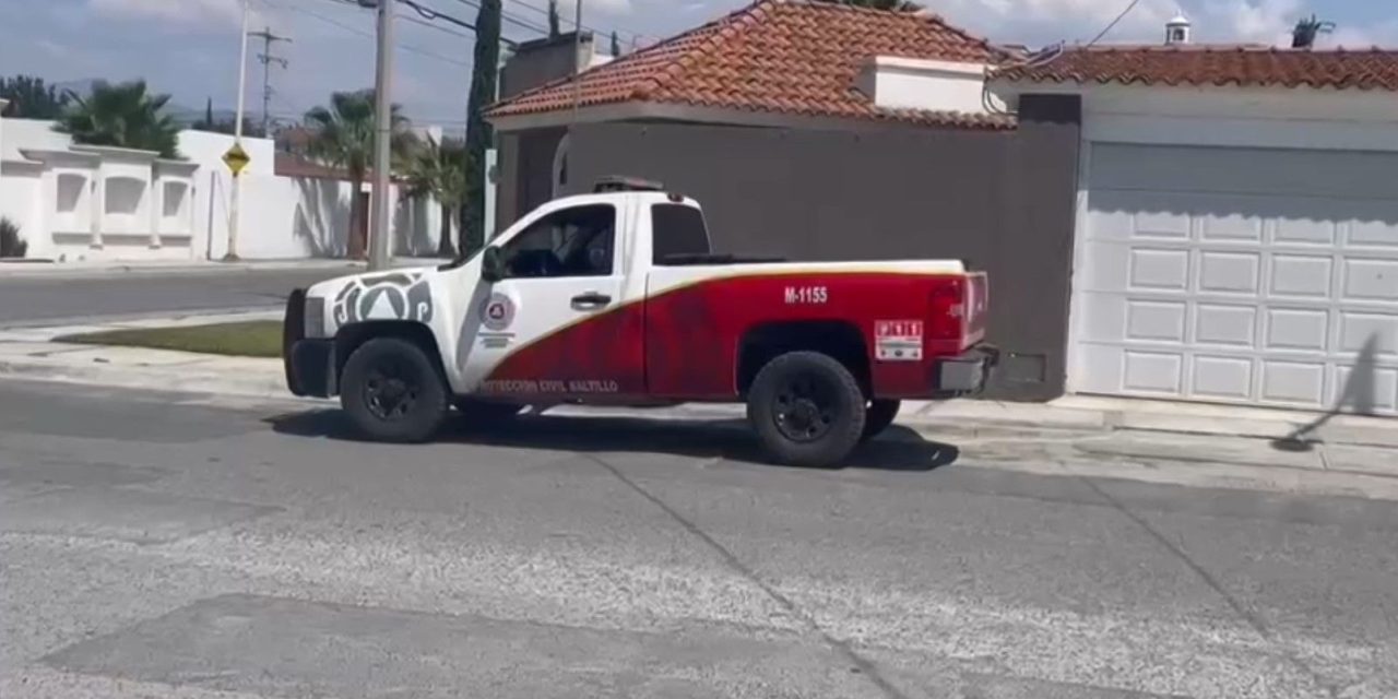 Se intoxican dos personas con químicos al pintar un aljibe al norte de Saltillo