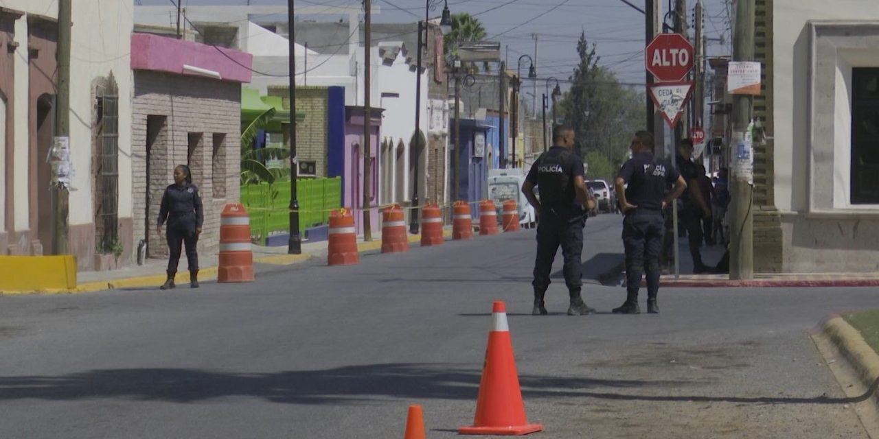 Cierran vialidades del centro de Ramos Arizpe