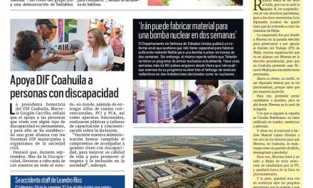Portada RCG Carbonífera [2 de octubre de 2023] Anuncian ‘La Fiesta del Becerro’; realiza Hospital General de Nueva Rosita tres abortos y más…