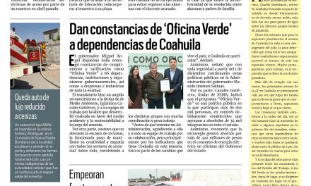 Portada RCG Carbonífera [12 de octubre de 2023] Ordena Tribunal reincorporar a maestro señalado por acoso; dan recomendaciones para no caer en extorsiones y más…