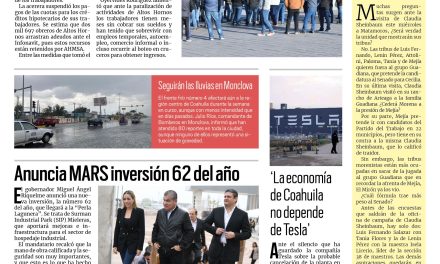 Portada RCG Centro [10 de octubre de 2023] ‘Positivo que Infonavit proteja a trabajadores’; lluvias afectan a dos escuelas y más…