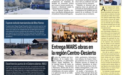 Portada RCG Centro [13 de octubre de 2023] Adeuda AHMSA 12.9 billones de pesos; sin denuncia por robos en zoológico de Monclova y más…