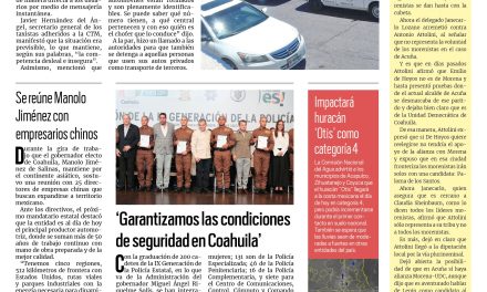 Portada RCG Centro [25 de octubre de 2023] Conductores de InDriver dan servicio por mensaje privado; Monclova, sede por tercera vez de la Copa Telmex y más…