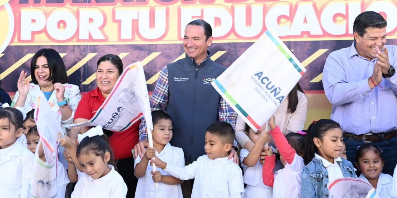 Llegan obras de remodelación a jardín de niños de Acuña