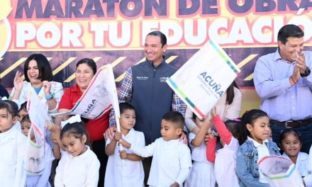 Llegan obras de remodelación a jardín de niños de Acuña