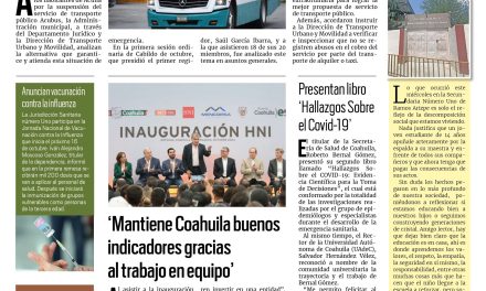 Portada RCG Fronteriza [6 de octubre de 2023] Incumplen concesiones servicio del Acubus; más de 15 mil vehículos se han regularizado y más…