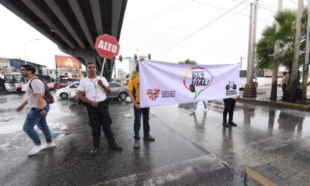 Intervienen crucero por el Día Internacional de la Educación Vial en Torreón