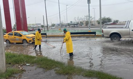 Trabajan dependencias de Torreón ante precipitaciones