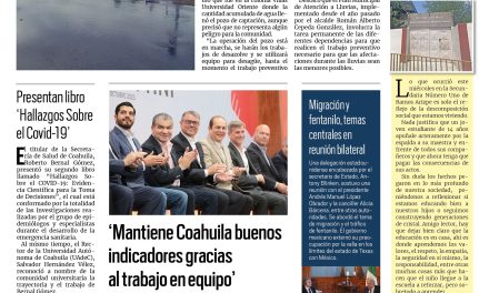 Portada RCG Lagunera [6 de octubre de 2023] Inician recorridos por Plan Municipal de Atención Lluvias; intervienen crucero por el Día Internacional de la Educación Vial y más…