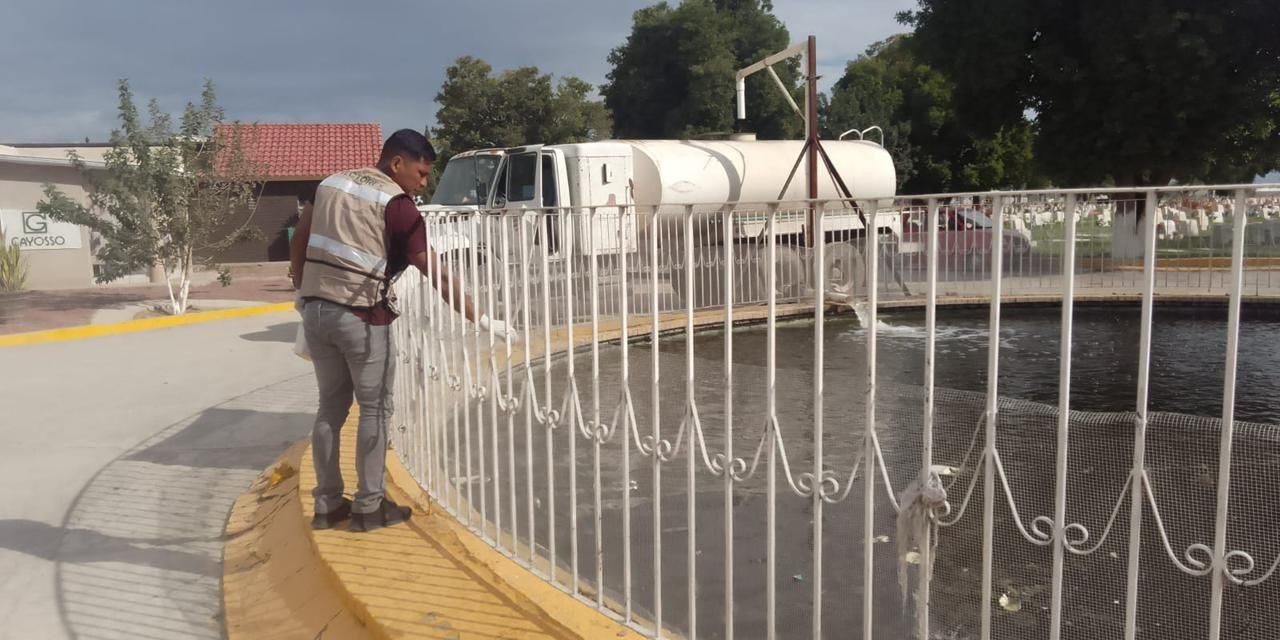Implementan acciones contra vectores en panteones